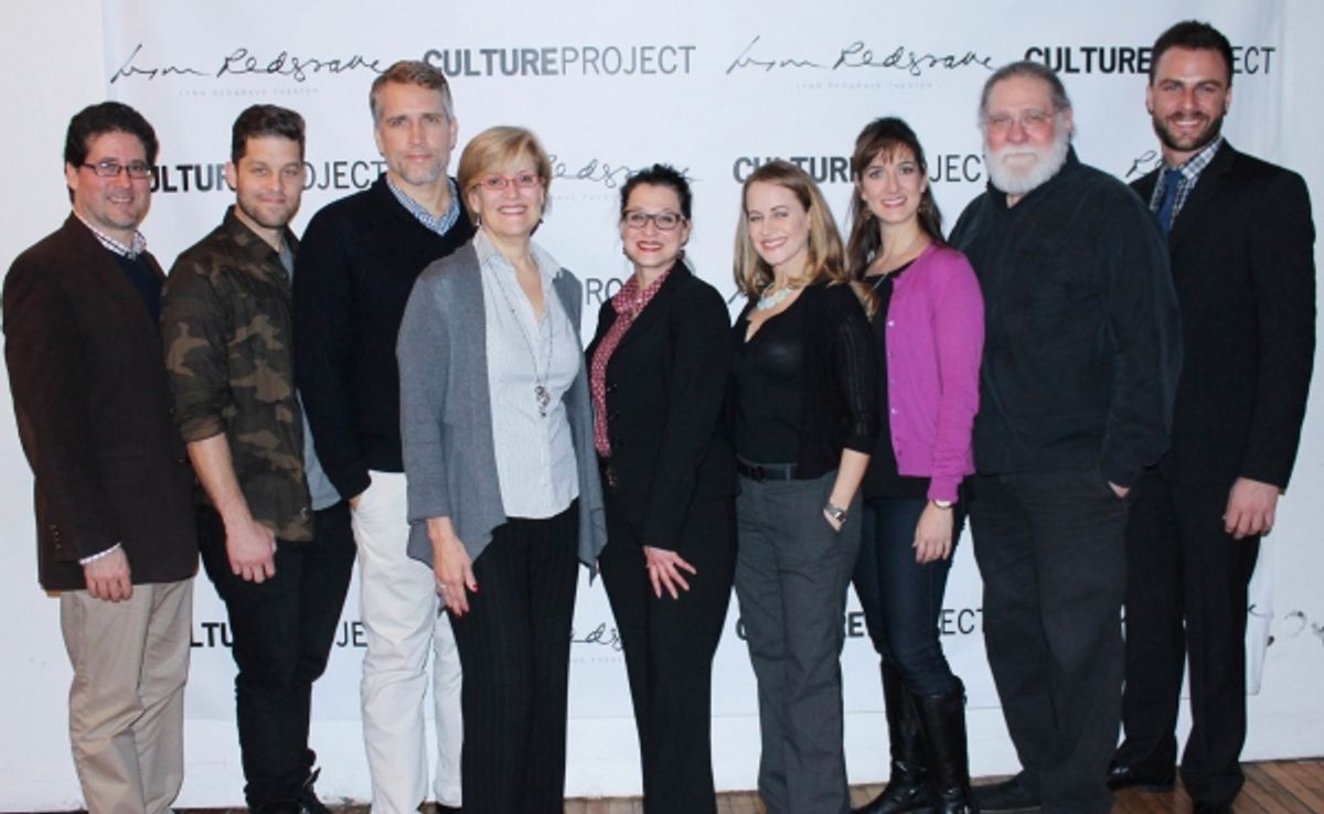 Igor Goldin, Ben Thompson, Mike McGowan, Karen Mason, Rachel Coloff, Mamie Parris, Jennifer Swiderski, Richard Masur and Eric Ulloa at 