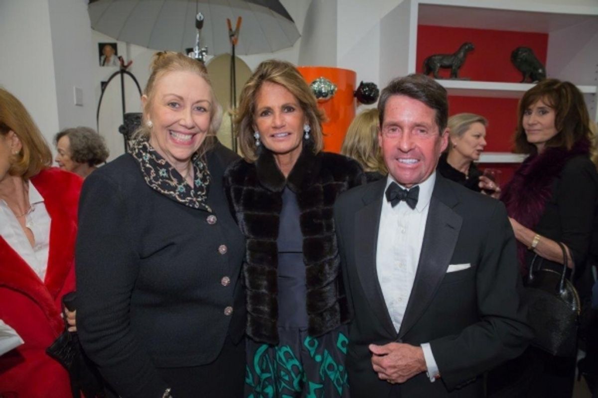 Annie Watt, Grace and Christopher Meigher at Photographer Annie Watt's IMPROMPTU PORTRAITS at Park Avenue's Galerie Dumonteil Draws Glittering Crowd