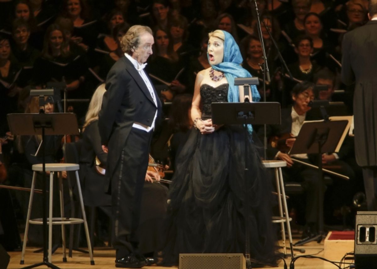 Eric Idle and Victoria Clark at 