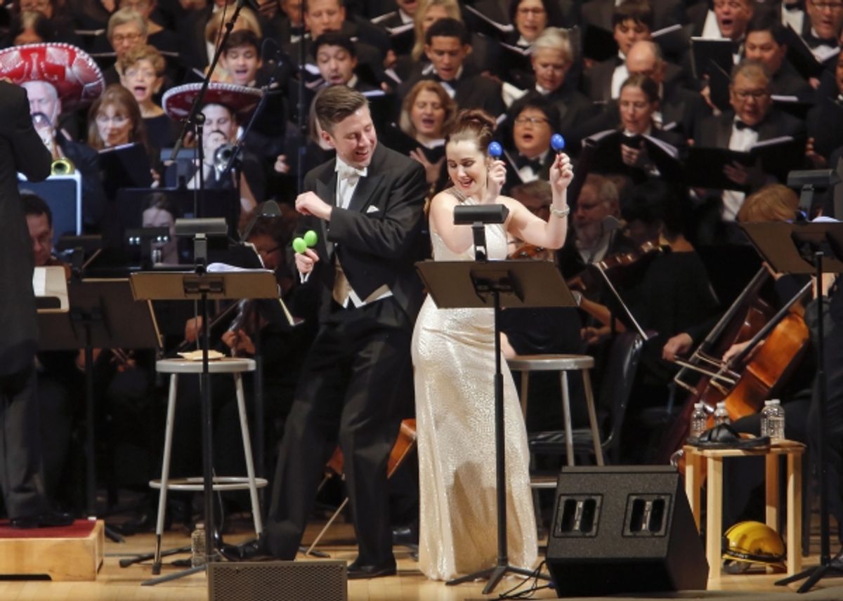 William Ferguson and Lauren Worsham at 