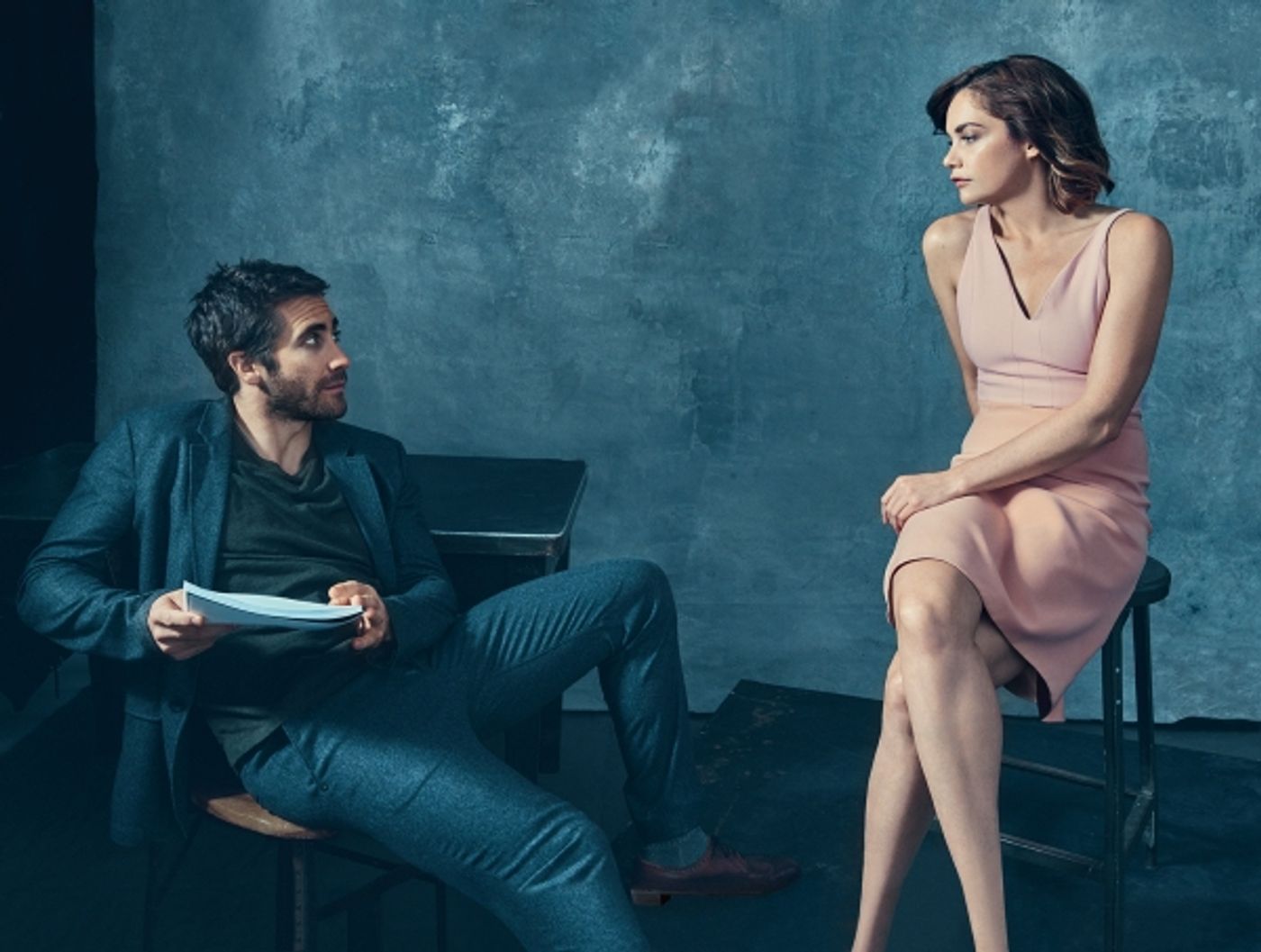 Photo Flash: CONSTELLATIONS' Jake Gyllenhaal and Ruth Wilson Featured in VOGUE's January Issue  Image