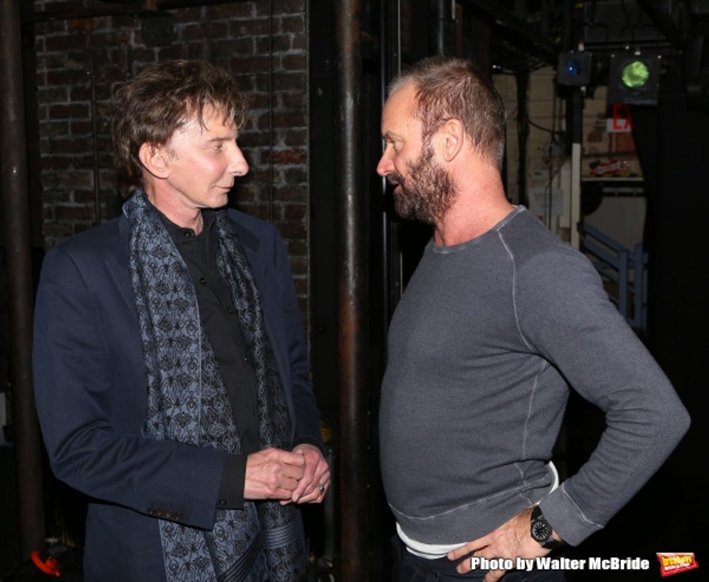 Photo Coverage: Barry Manilow Visits Sting at THE LAST SHIP!  Image