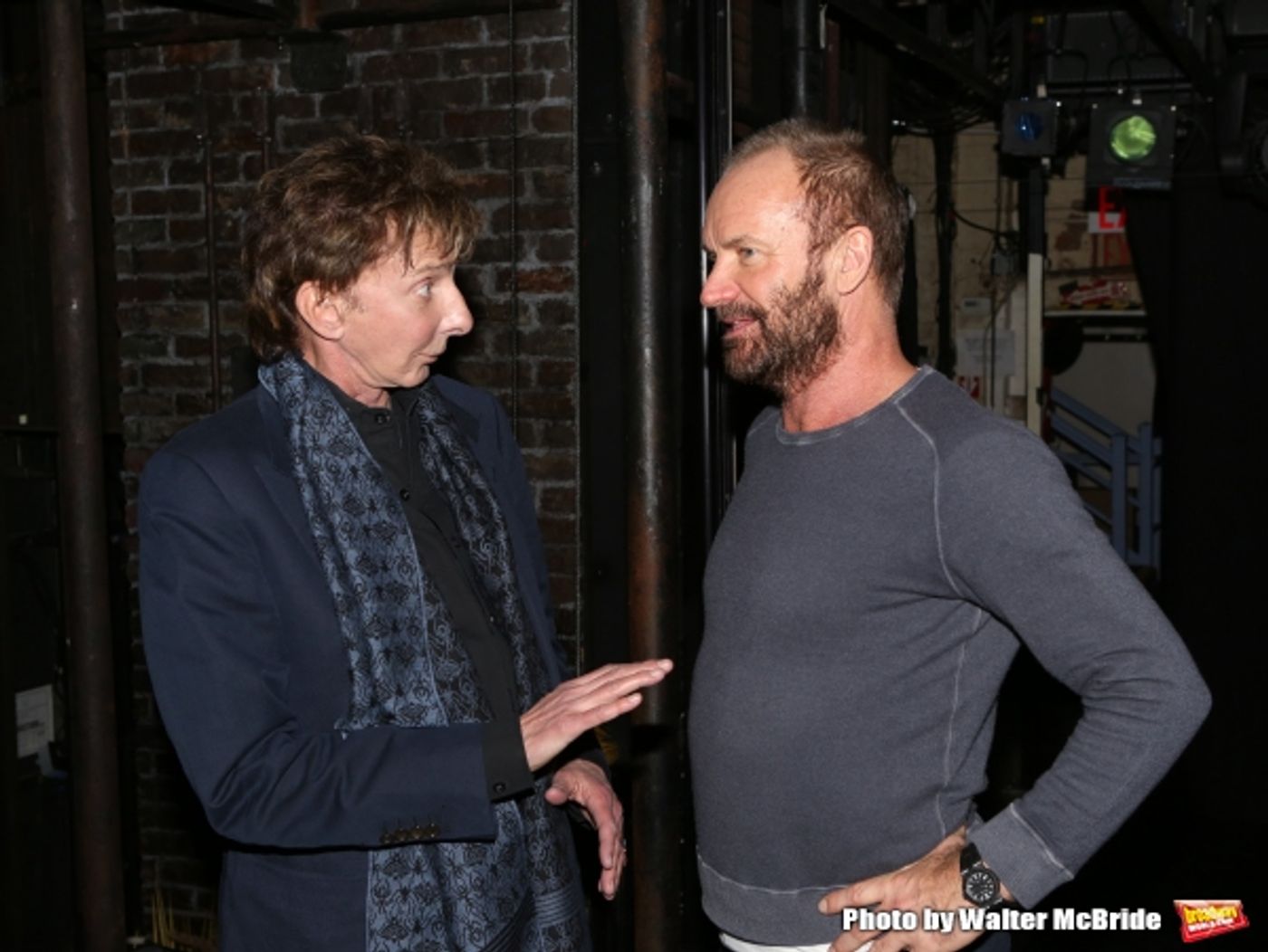 Photo Coverage: Barry Manilow Visits Sting at THE LAST SHIP!  Image