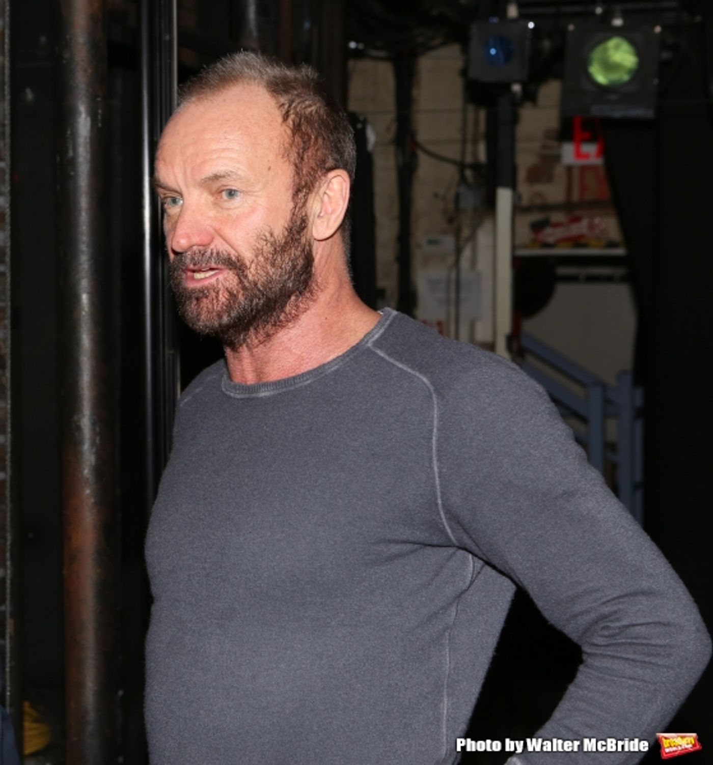 Photo Coverage: Barry Manilow Visits Sting at THE LAST SHIP!  Image