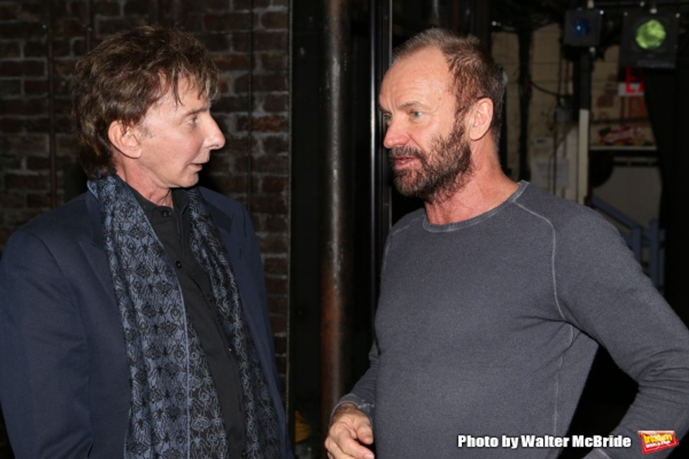 Photo Coverage: Barry Manilow Visits Sting at THE LAST SHIP!  Image