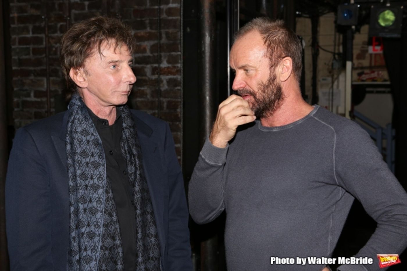 Photo Coverage: Barry Manilow Visits Sting at THE LAST SHIP!  Image