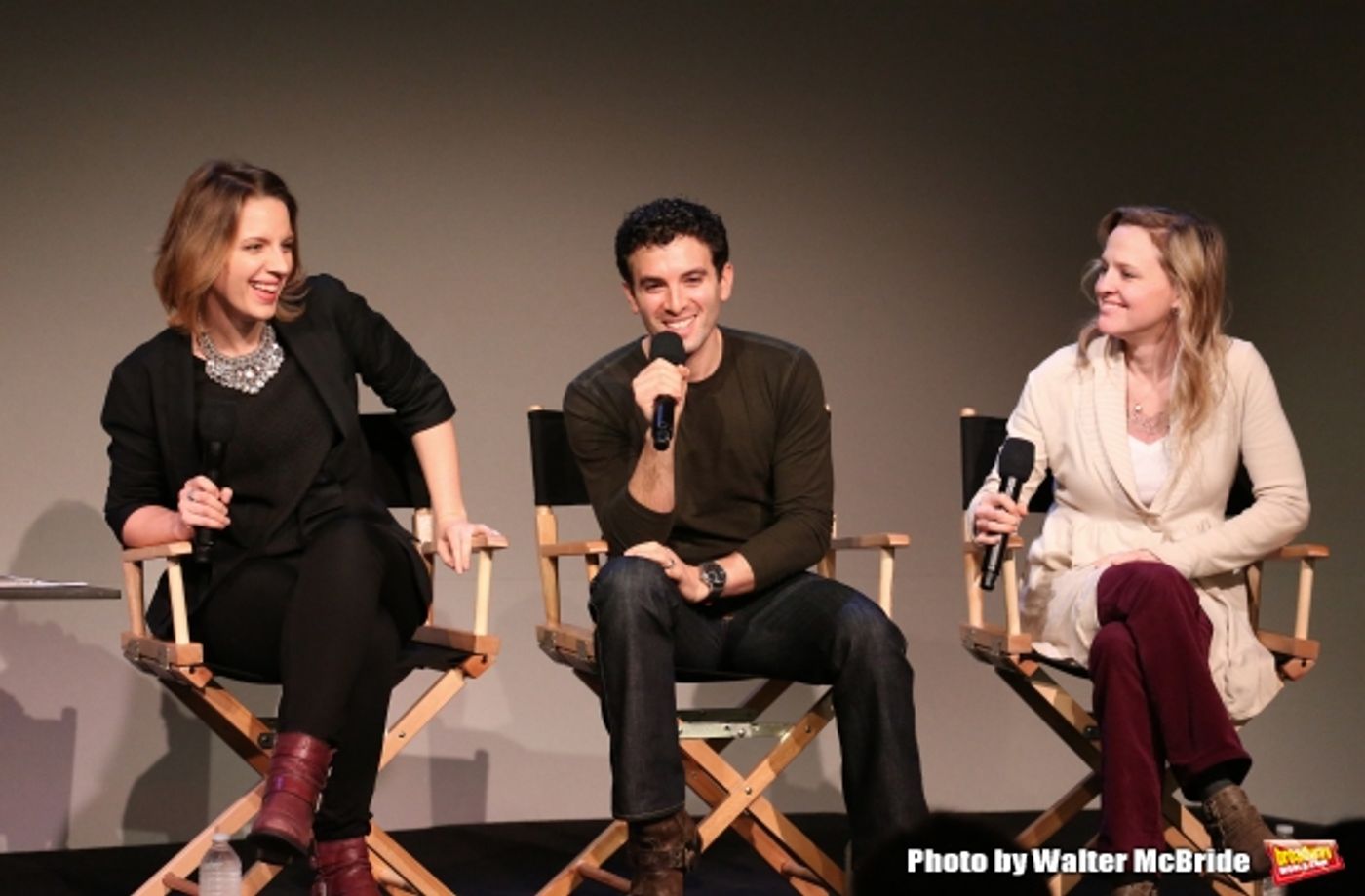 Photo Coverage: Jessie Mueller, Jarrod Spector & Anika Larsen Talk BEAUTIFUL at Apple Store Soho  Image