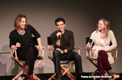 Jessie Mueller, Jarrod Spector and Anika Larsen  Photo