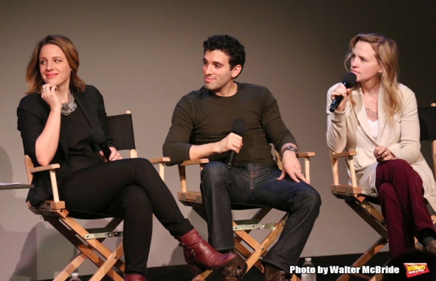 Photo Coverage: Jessie Mueller, Jarrod Spector & Anika Larsen Talk BEAUTIFUL at Apple Store Soho  Image
