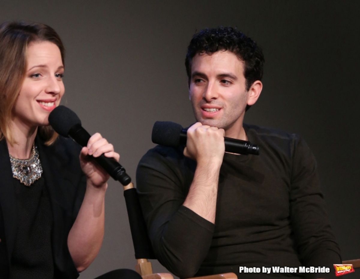 Jessie Mueller and Jarrod Spector at 