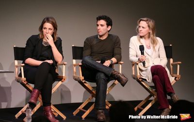 Jessie Mueller, Jarrod Spector and Anika Larsen Photo