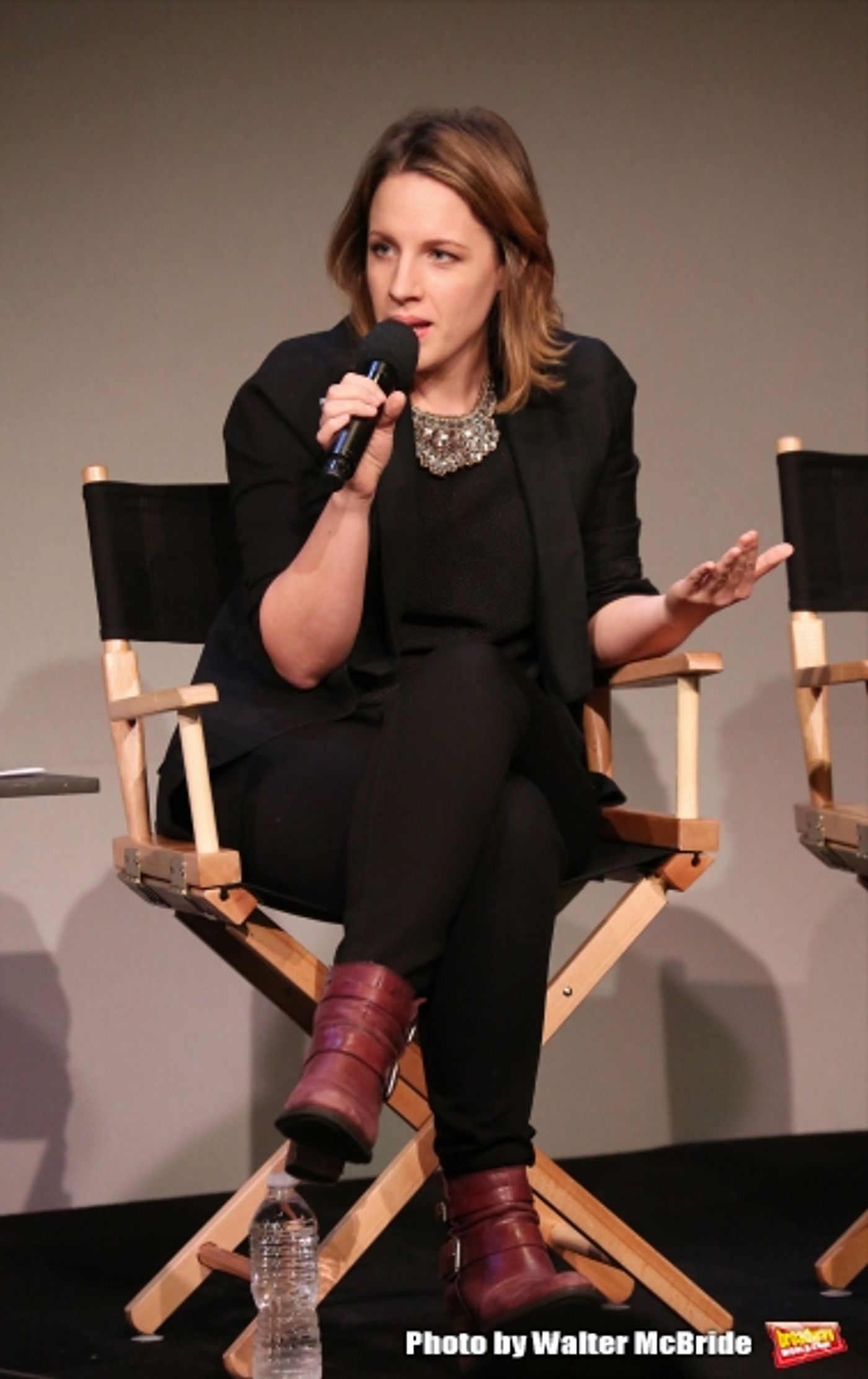 Photo Coverage: Jessie Mueller, Jarrod Spector & Anika Larsen Talk BEAUTIFUL at Apple Store Soho  Image