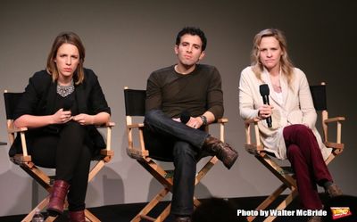 Jessie Mueller, Jarrod Spector, and Anika Larsen  Photo