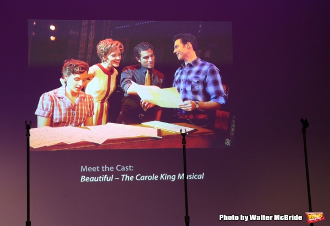 Photo Coverage: BEAUTIFUL's Jessie Mueller, Jarrod Spector & Anika Larsen Perform at Apple Store Soho Image