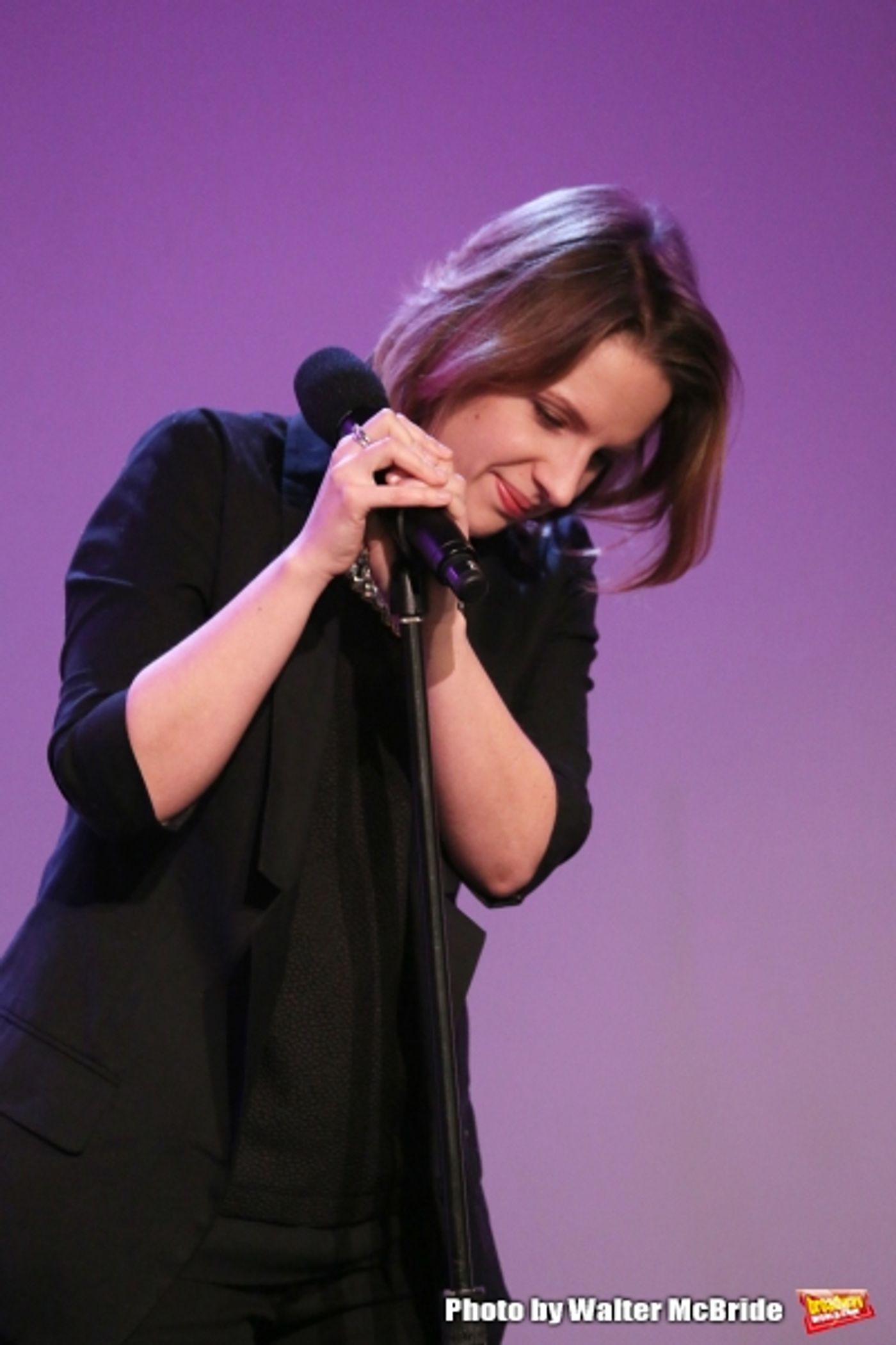Photo Coverage: BEAUTIFUL's Jessie Mueller, Jarrod Spector & Anika Larsen Perform at Apple Store Soho Image