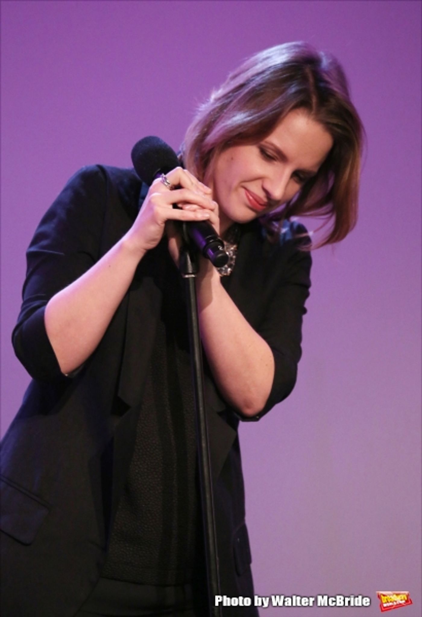 Photo Coverage: BEAUTIFUL's Jessie Mueller, Jarrod Spector & Anika Larsen Perform at Apple Store Soho Image