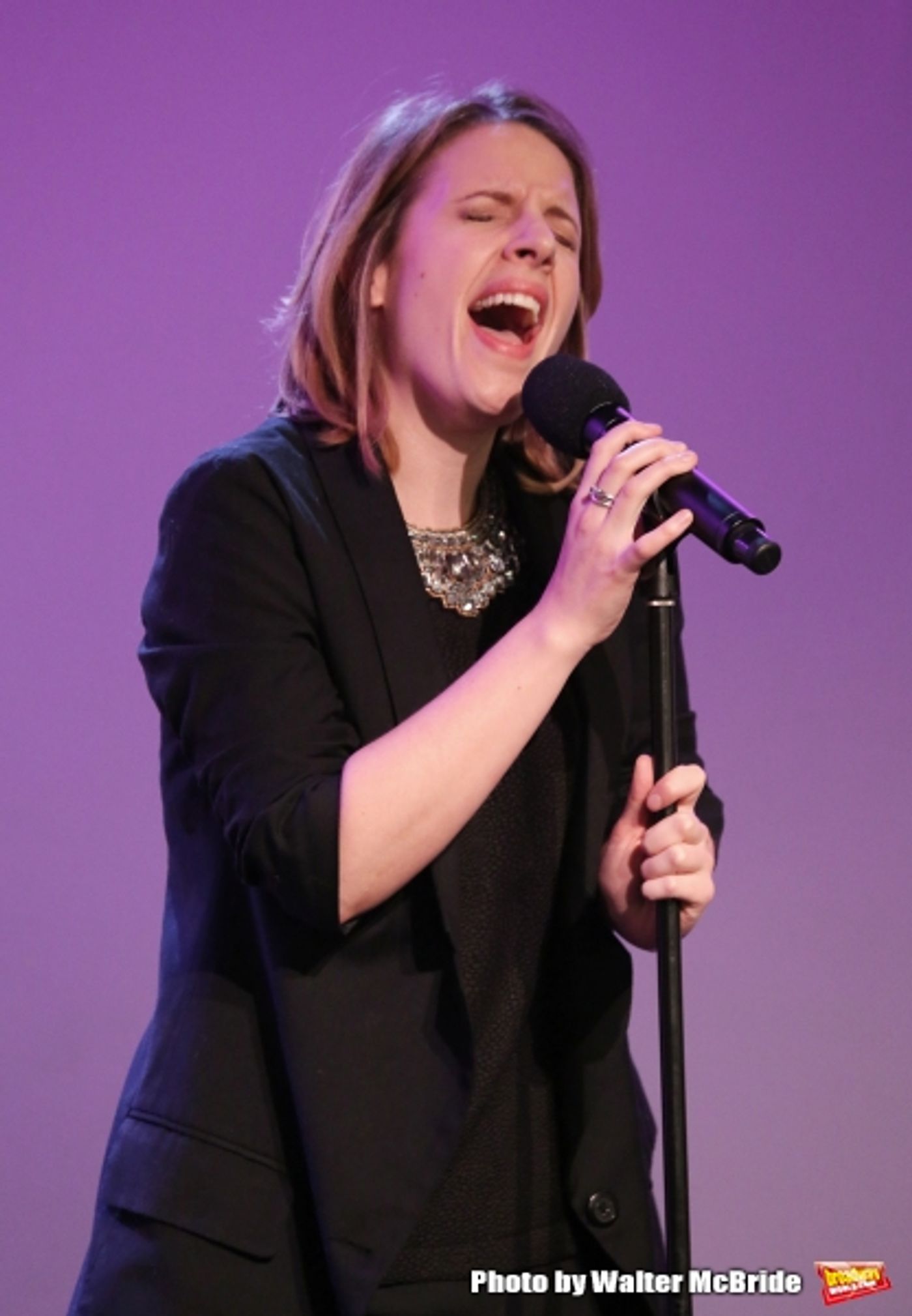 Photo Coverage: BEAUTIFUL's Jessie Mueller, Jarrod Spector & Anika Larsen Perform at Apple Store Soho Image