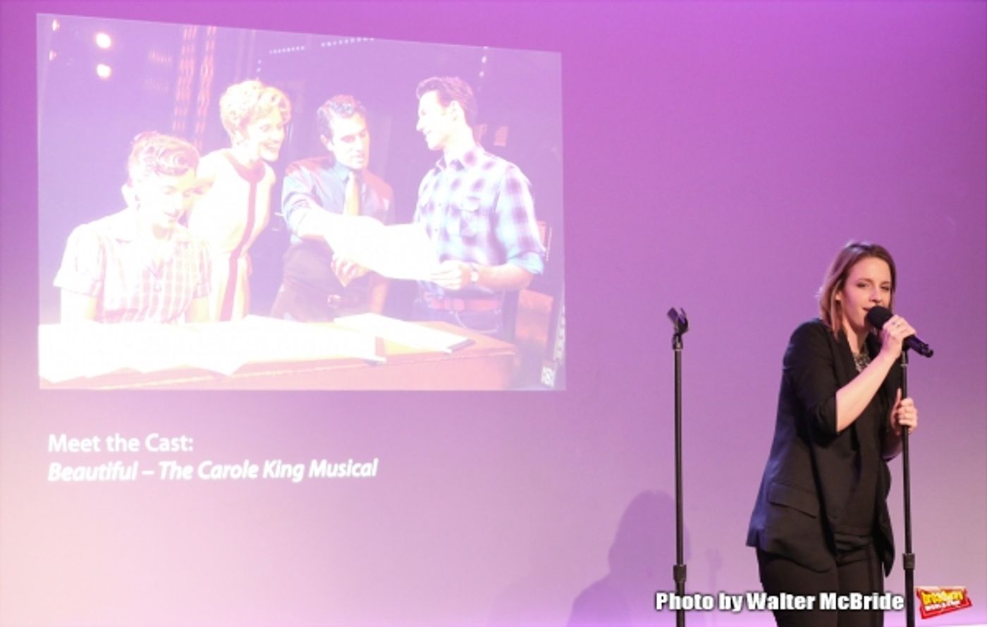 Photo Coverage: BEAUTIFUL's Jessie Mueller, Jarrod Spector & Anika Larsen Perform at Apple Store Soho Image