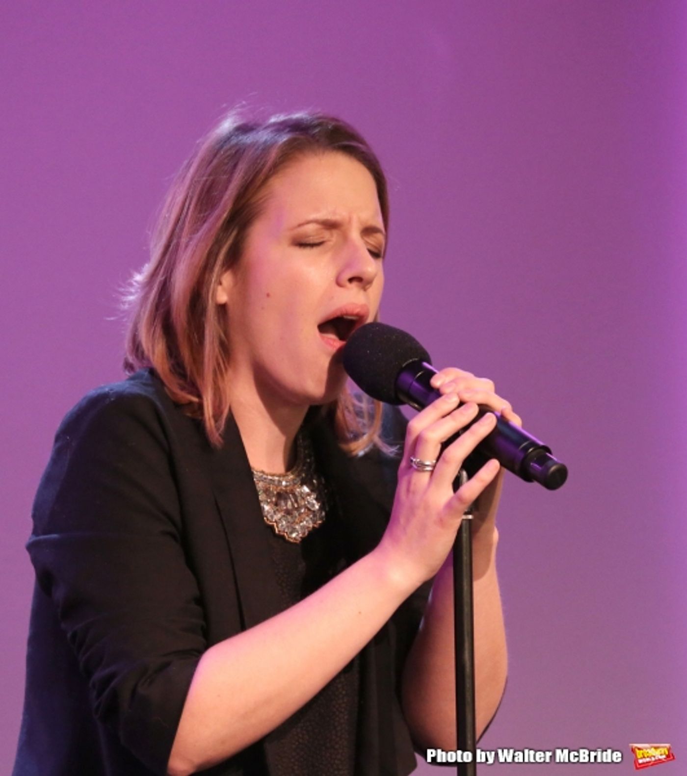 Photo Coverage: BEAUTIFUL's Jessie Mueller, Jarrod Spector & Anika Larsen Perform at Apple Store Soho Image
