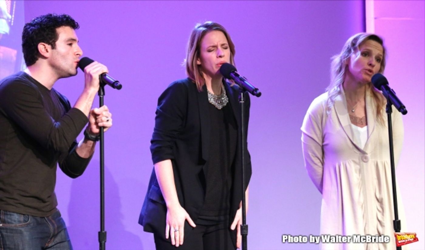 Photo Coverage: BEAUTIFUL's Jessie Mueller, Jarrod Spector & Anika Larsen Perform at Apple Store Soho Image