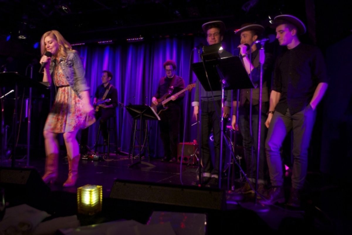 Rhiannon Hansen with Gaby Hornig, Eric Meyers and Tommy McKiernan at 