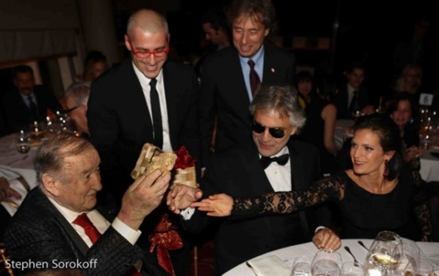 Photo Coverage: Andrea Bocelli Honors Sirio Maccioni at Le Cirque Photo Coverage: Andrea Bocelli Honors Sirio Maccioni at Le Cirque Image