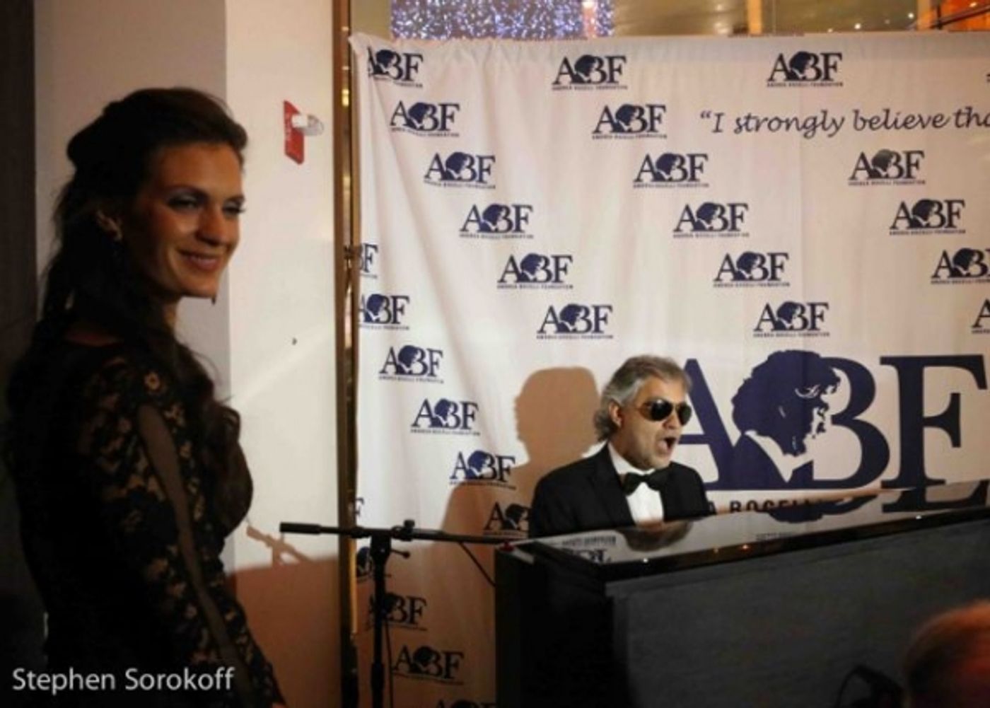 Photo Coverage: Andrea Bocelli Honors Sirio Maccioni at Le Cirque  Image