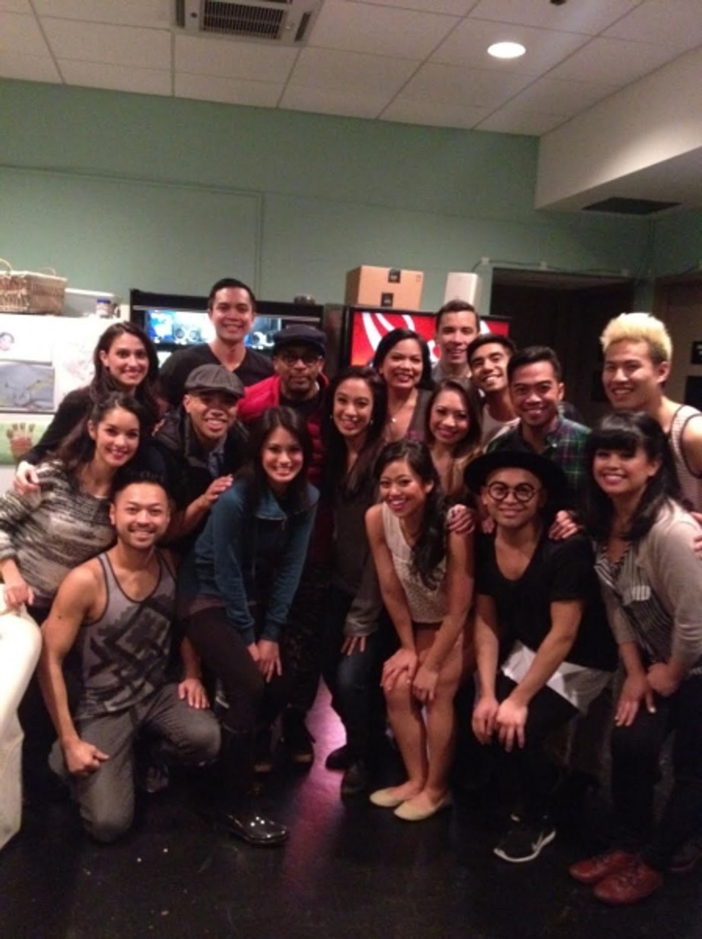 Photo Flash: Spike Lee Visits HERE LIES LOVE Photo Flash: Spike Lee Visits HERE LIES LOVE Image