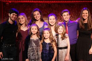 Sinai Tabak (Music Director), Meg Donnelly, Grace Rundhaug, Ariane Rinehart, Peyton Ella, Ella Watts, Presley Ryan, Michael Nigro, Laura Luc (Director) @ BroadwayWorld Sinai Tabak (Music Director), Meg Donnelly, Grace Rundhaug, Ariane Rinehart, Peyton E Photo
