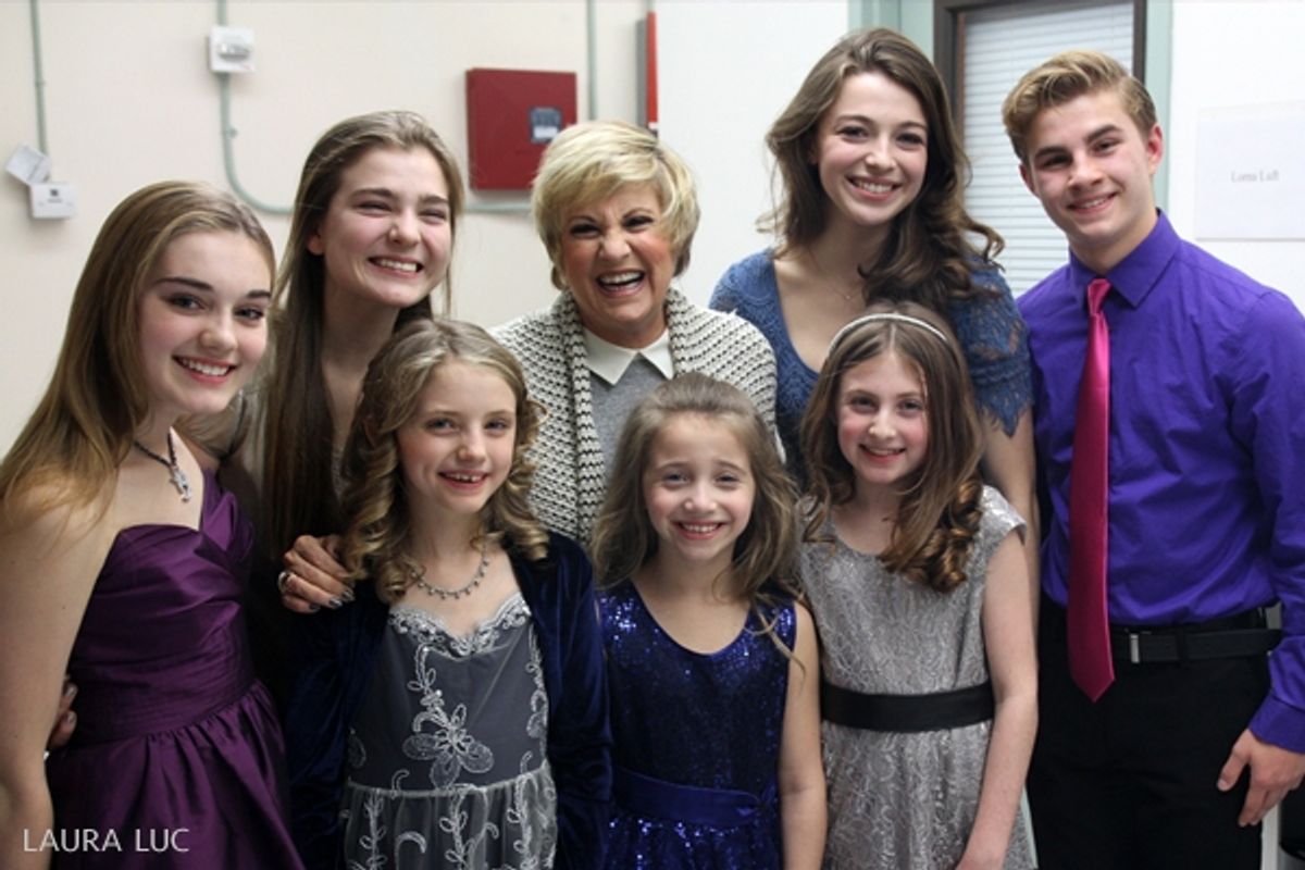 Meg Donnelly, Ella Watts, Grace Rundhaug, Peyton Ella, Lorna Luft, Presley Ryan, Ariane Rinehart, Michael Nigro at 