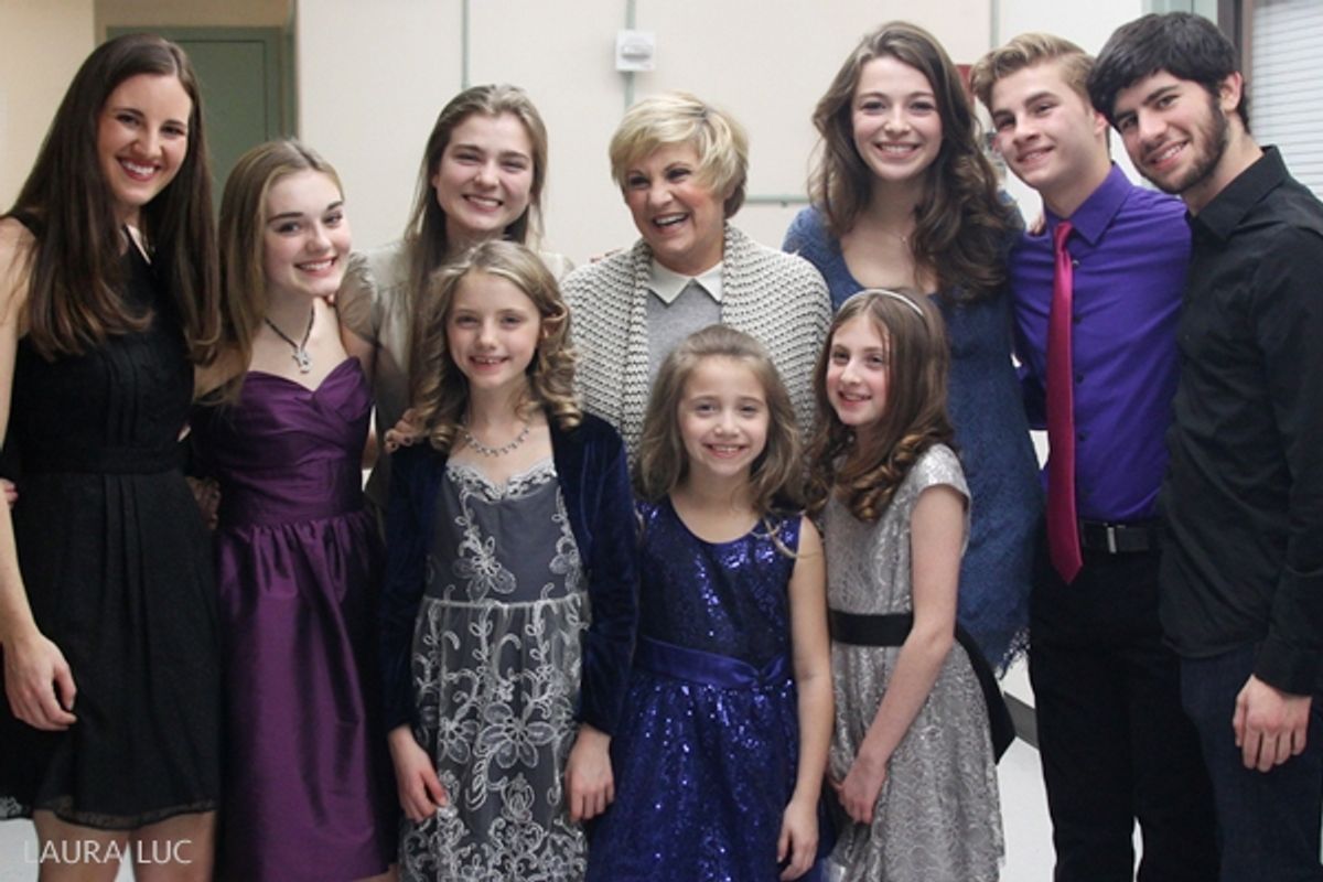 Laura Luc, Meg Donnelly, Ella Watts, Grace Rundhaug, Peyton Ella, Lorna Luft, Presley Ryan, Ariane Rinehart, Michael Nigro, Sinai Tabak at 