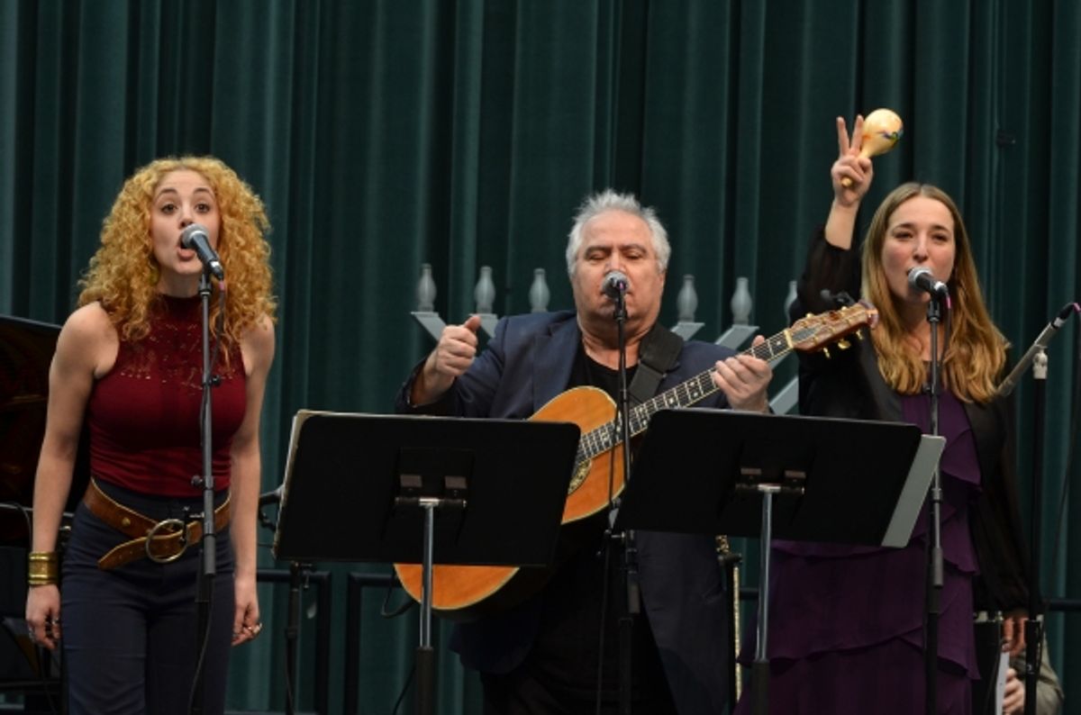 Rachel Yucht, Avram Pengas, Magda Fishman at 