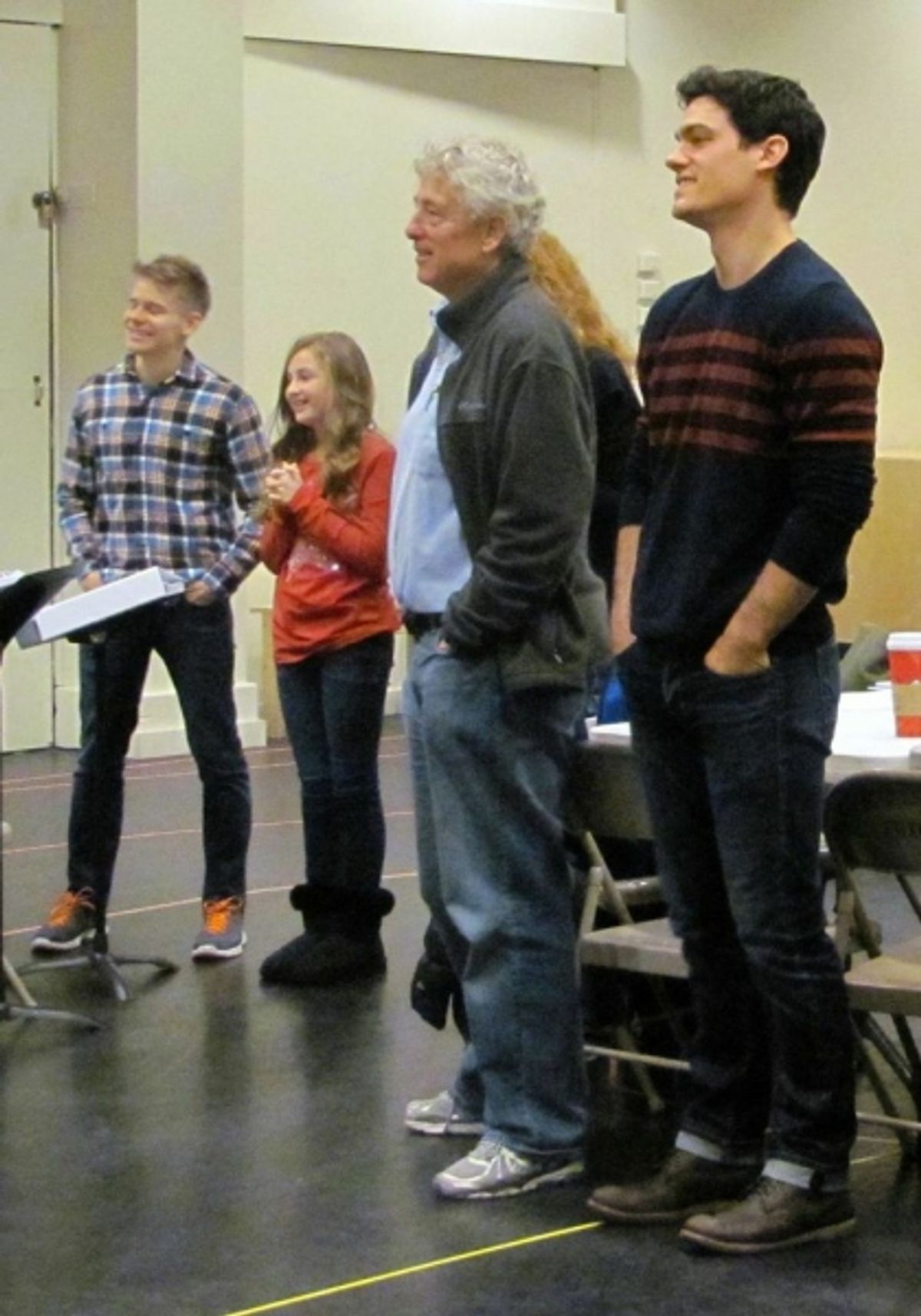  Andrew Keenan-Bolger, Sarah Charles Lewis, Bill Duell, and Robert Lenzi  at 