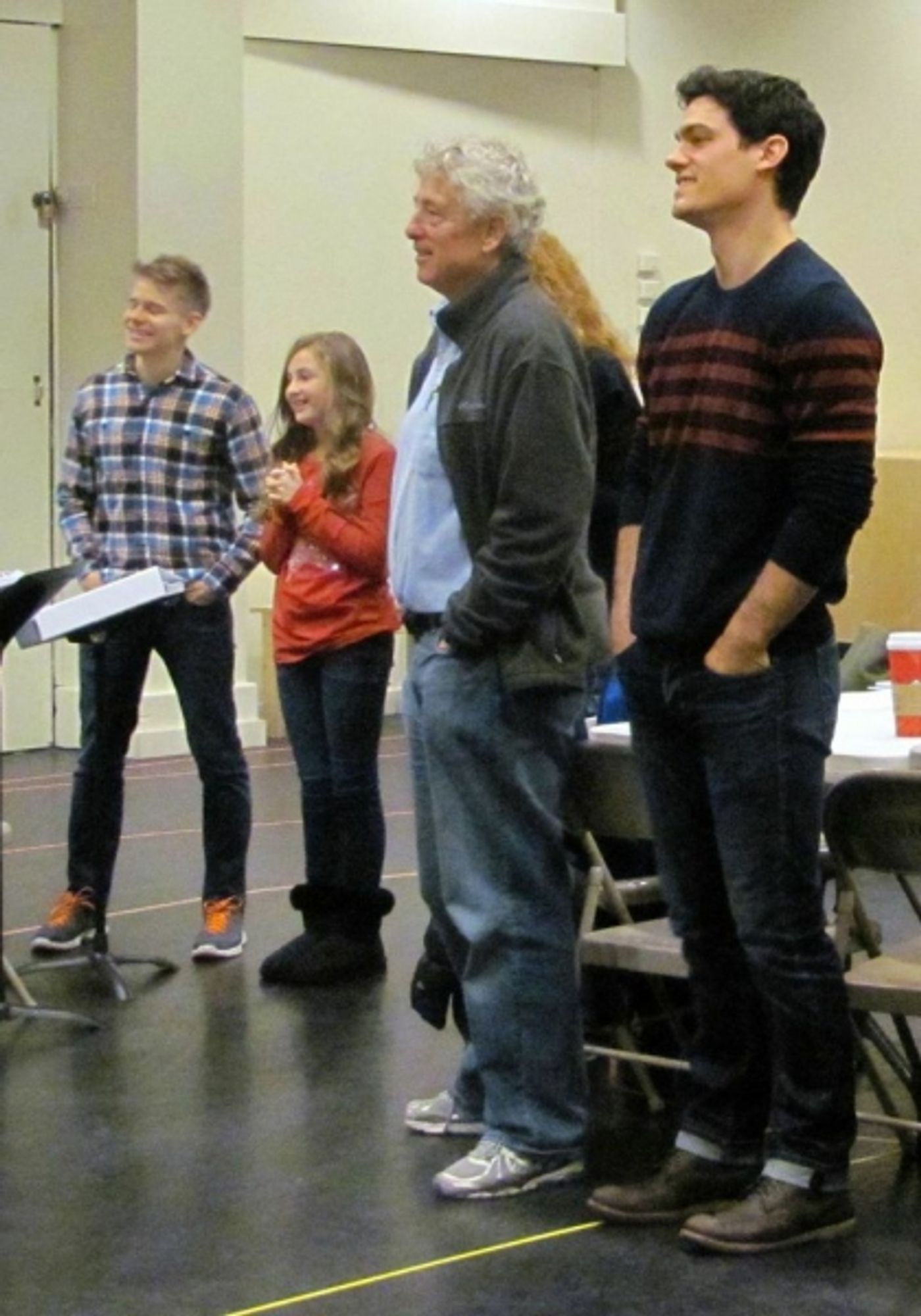 Photo Flash: In Rehearsal for World Premiere of TUCK EVERLASTING with Andrew Keenan-Bolger, Casey Nicholaw & More!  Image
