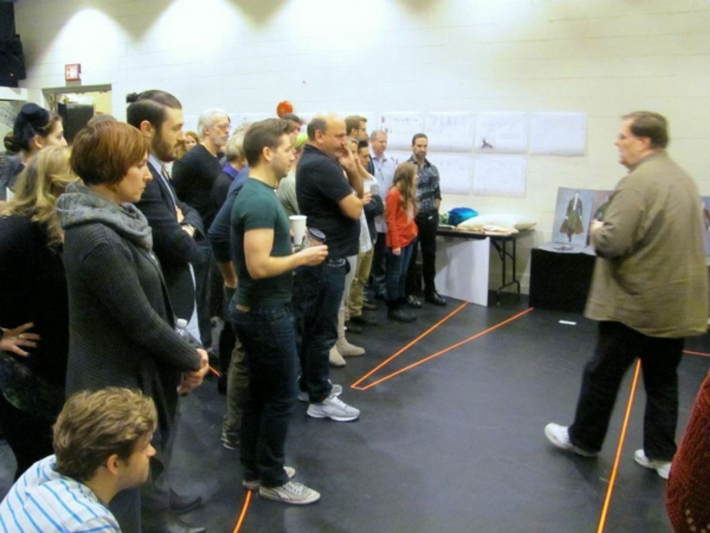 Photo Flash: In Rehearsal for World Premiere of TUCK EVERLASTING with Andrew Keenan-Bolger, Casey Nicholaw & More!  Image