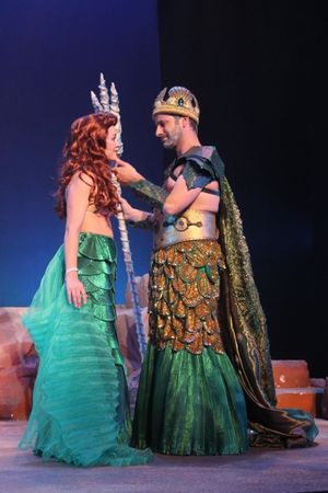 Beth Stafford Laird (Ariel) and Joseph C. Bellino (King Triton) Photo