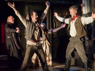 Peter Maloney, Joey Slotnick, Mary Beth Peil and CJ Wilson Photo