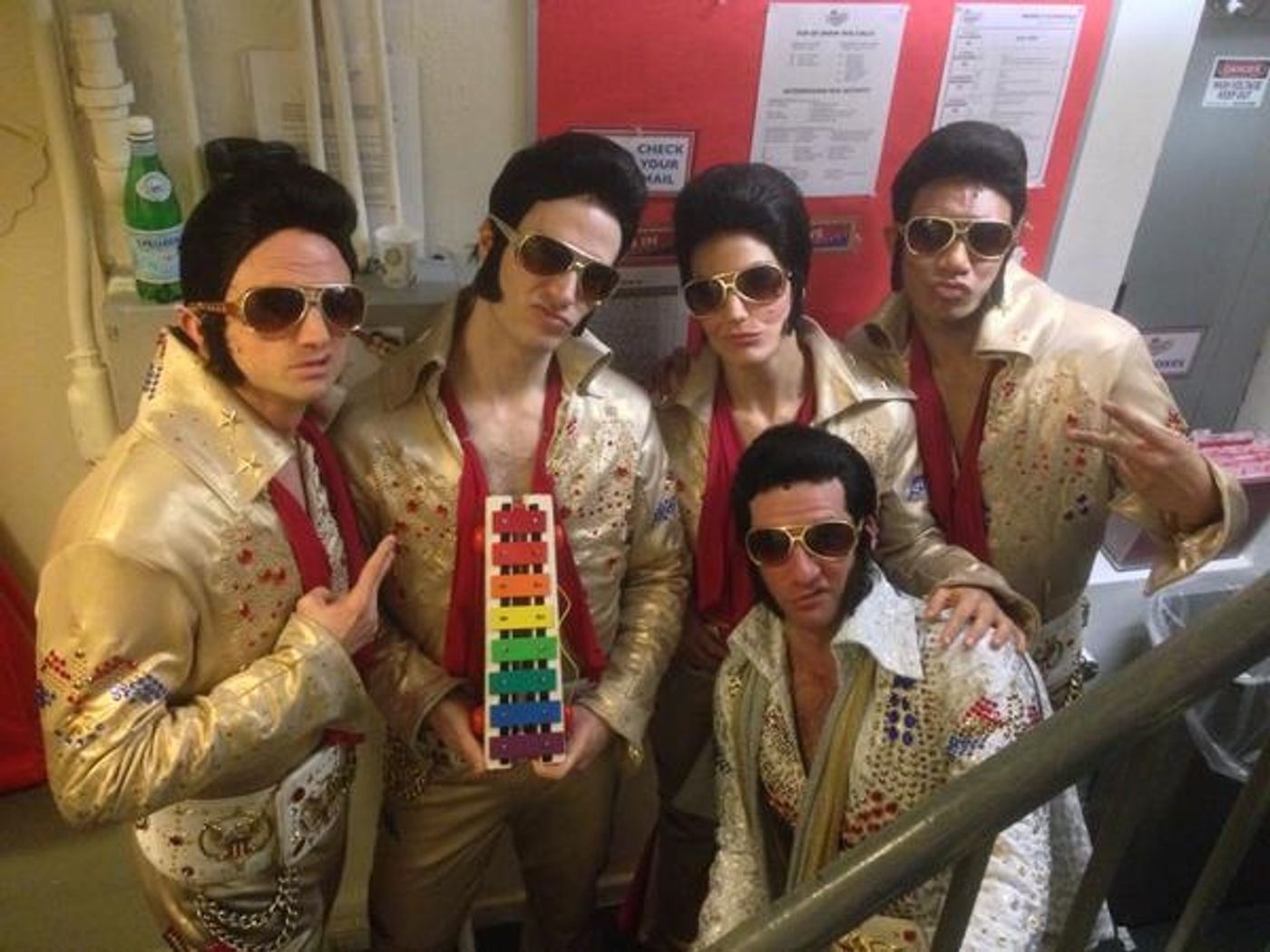 Photo Flash: Saturday Intermission Pics - December 20 - FABULOUS Recreates Nativity, BILLY ELLIOT Steals MEET ME IN ST. LOUIS, and Many More!  Image