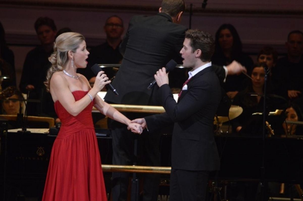 Kelli O'Hara, Matthew Morrison at 