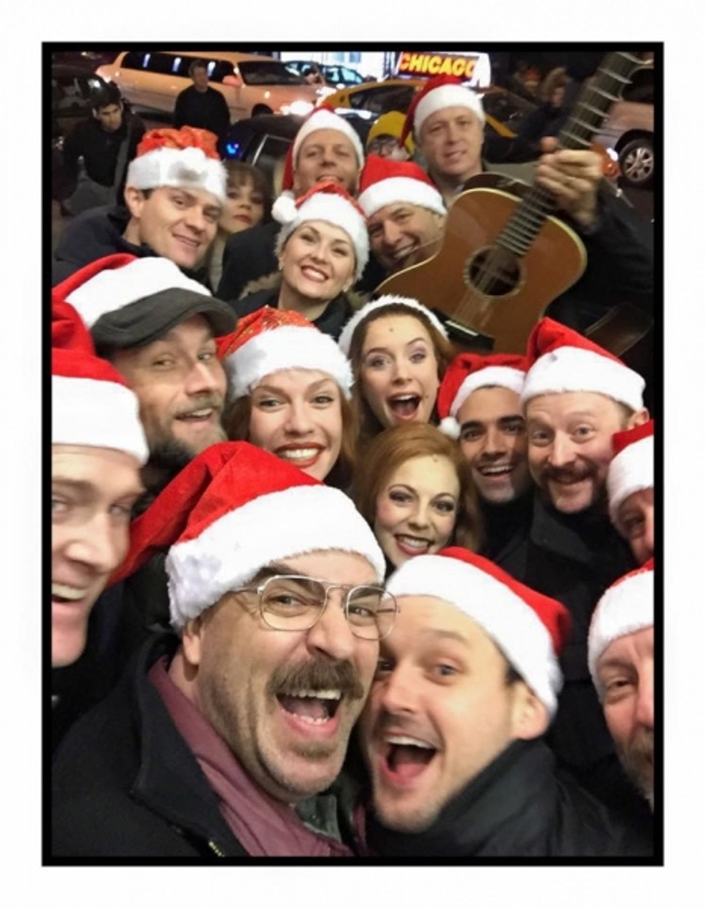 Photo Flash: JERSEY BOYS and THE LAST SHIP Casts Sing Christmas Carols on Saturday Night Shout for New York Cares  Image