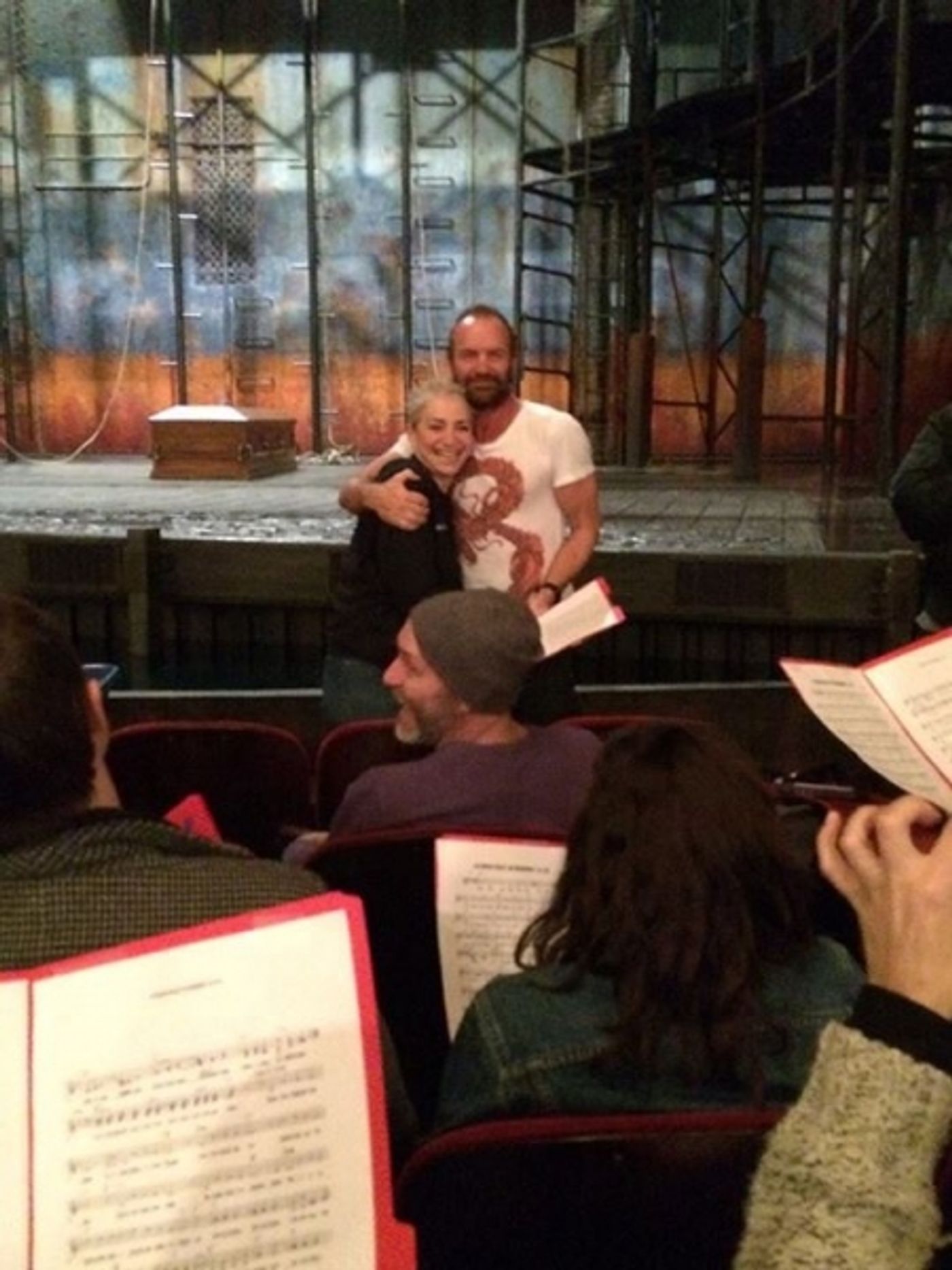 Photo Flash: JERSEY BOYS and THE LAST SHIP Casts Sing Christmas Carols on Saturday Night Shout for New York Cares  Image