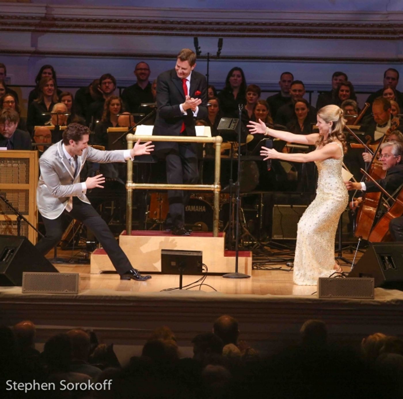 Photo Coverage: More Pics! Kelli O'Hara & Matthew Morrison and The New York Pops Holiday Concert  Image