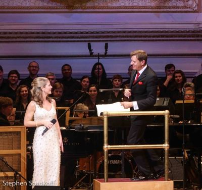 Kelli O'Hara & Steven Reineke, Music director/Conductor The New York Pops Photo