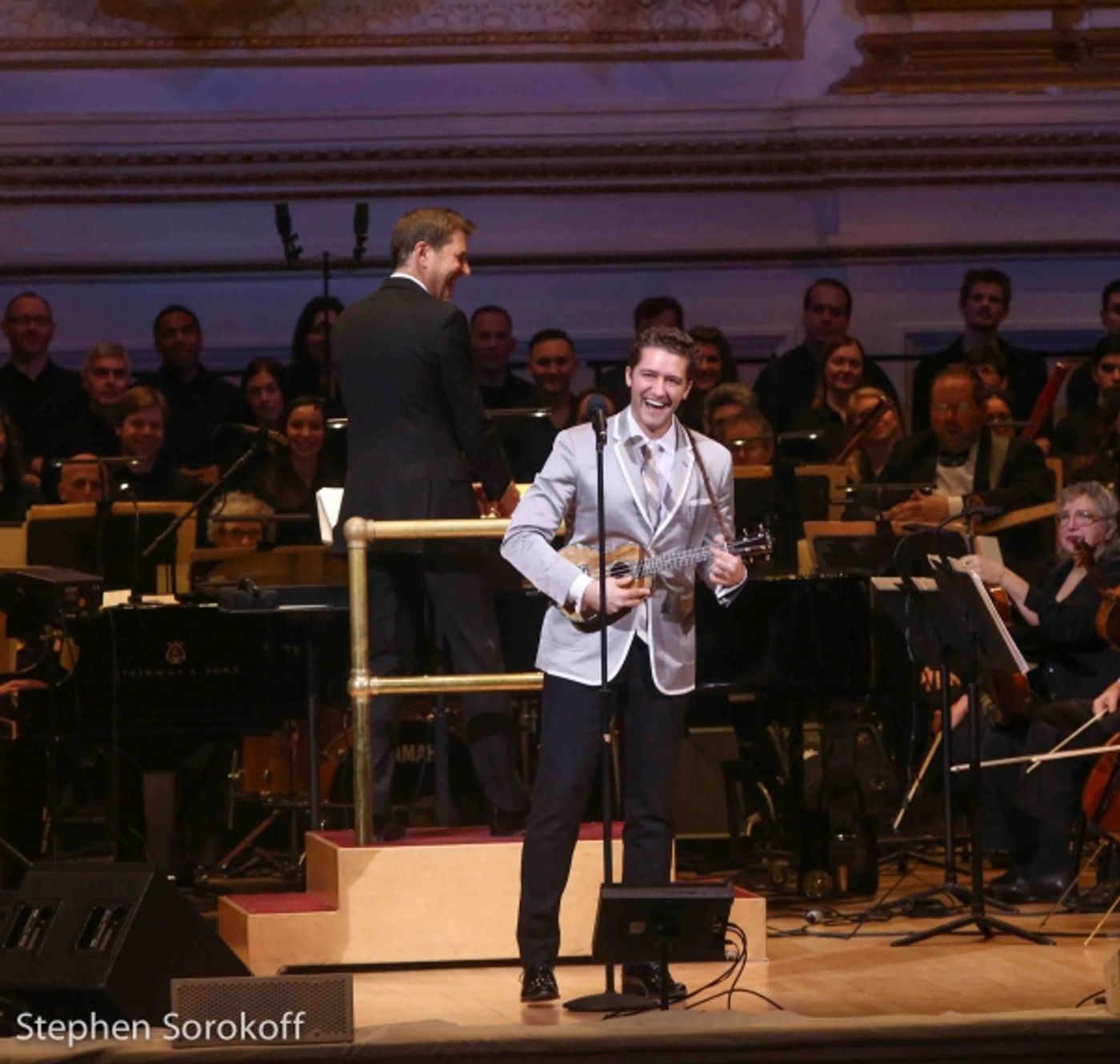 Photo Coverage: More Pics! Kelli O'Hara & Matthew Morrison and The New York Pops Holiday Concert  Image