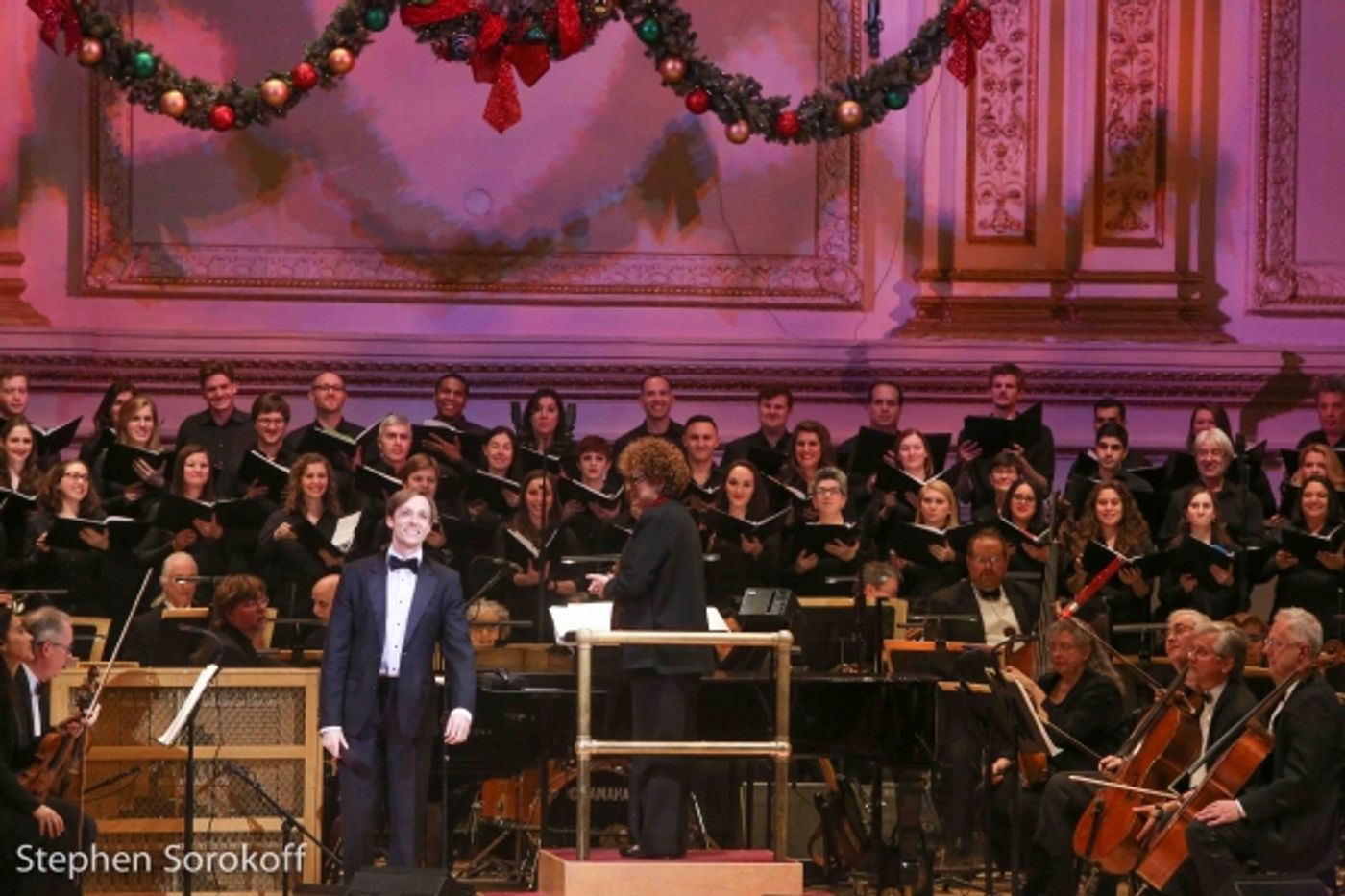 Photo Coverage: More Pics! Kelli O'Hara & Matthew Morrison and The New York Pops Holiday Concert  Image