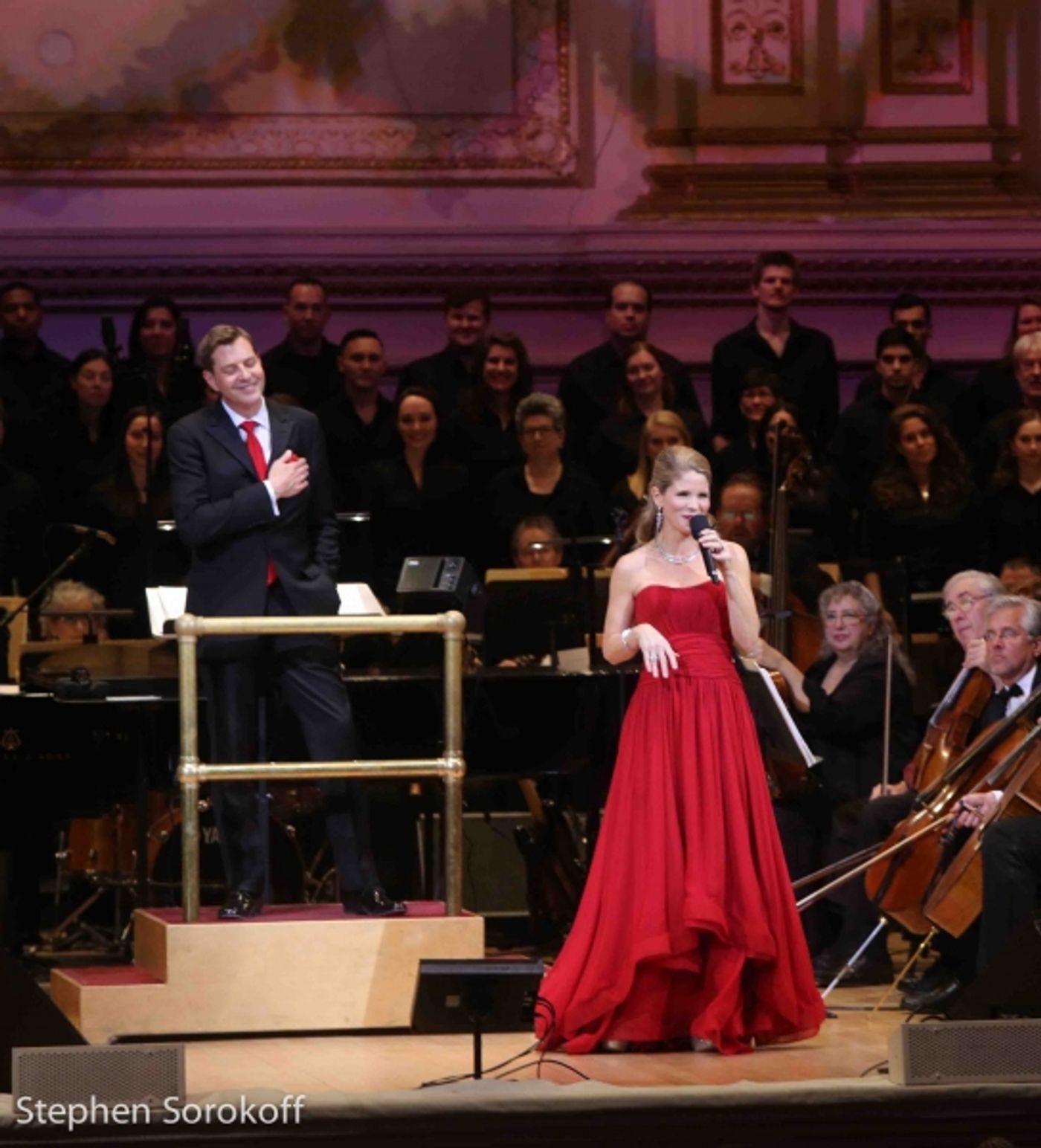 Photo Coverage: More Pics! Kelli O'Hara & Matthew Morrison and The New York Pops Holiday Concert  Image
