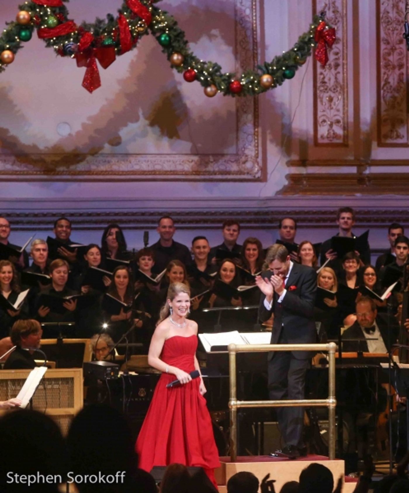 Photo Coverage: More Pics! Kelli O'Hara & Matthew Morrison and The New York Pops Holiday Concert  Image