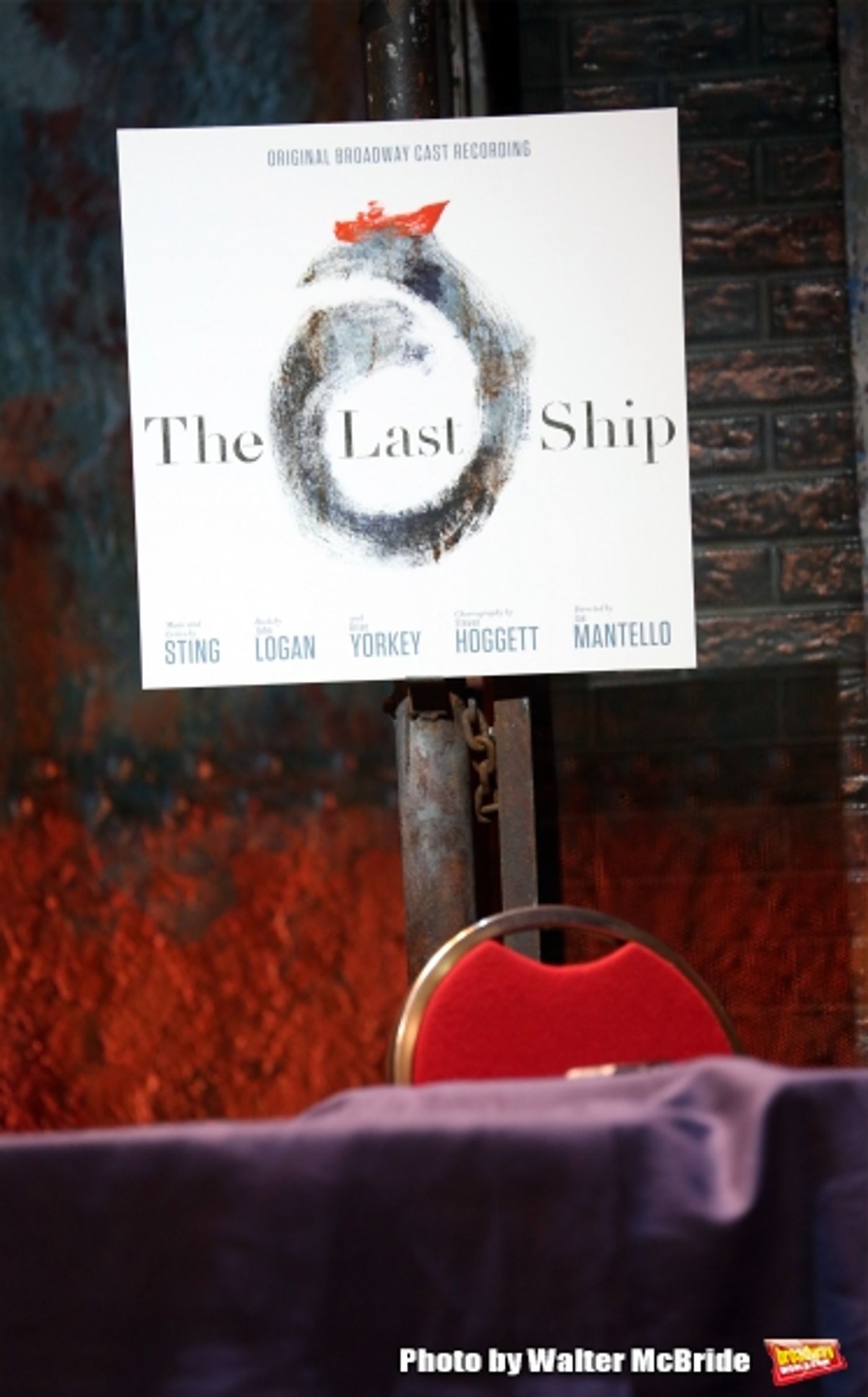 Photo Coverage: Sting and THE LAST SHIP Company Sign Cast Albums at the Neil Simon Theatre!  Image