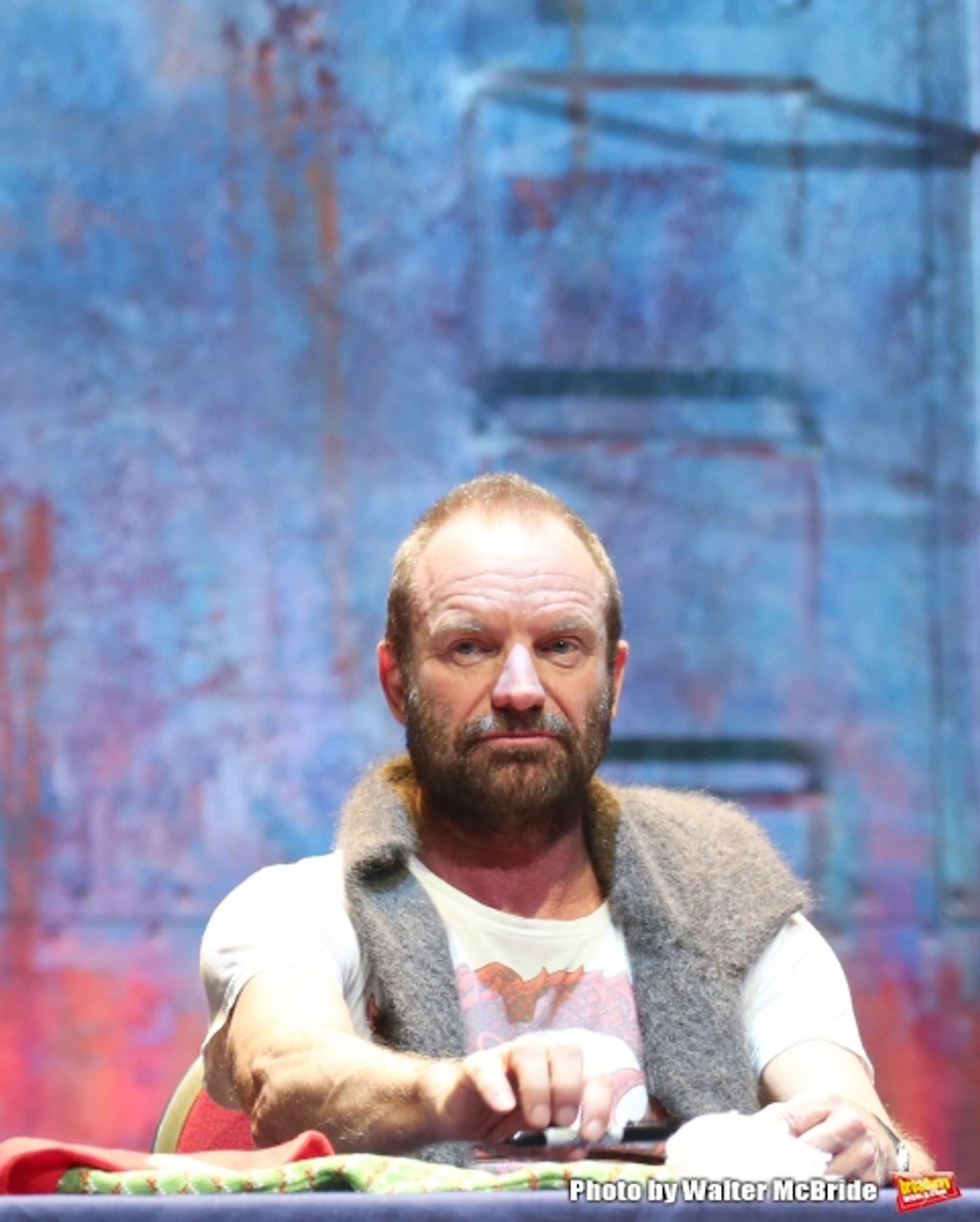 Photo Coverage: Sting and THE LAST SHIP Company Sign Cast Albums at the Neil Simon Theatre!  Image