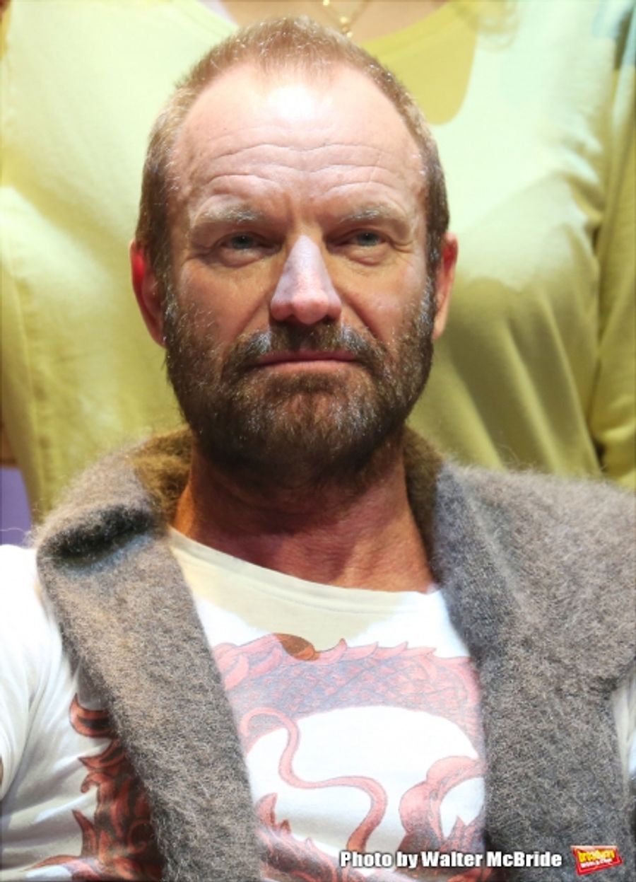 Photo Coverage: Sting and THE LAST SHIP Company Sign Cast Albums at the Neil Simon Theatre! Image